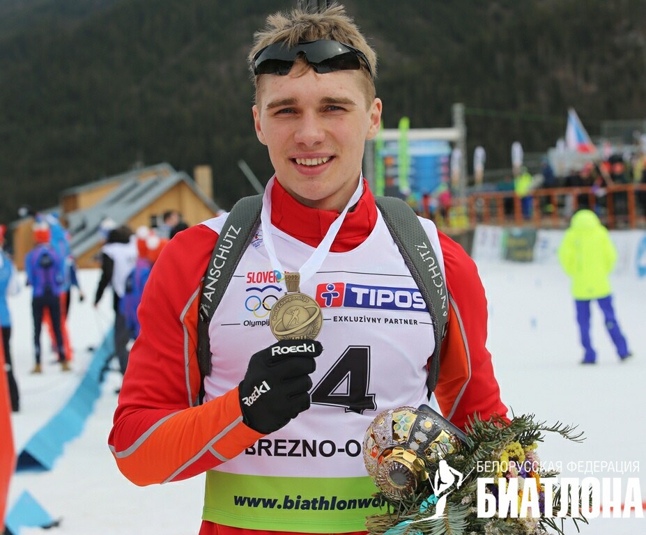 Белорусская федерация биатлона и Белорусский клуб биатлона поздравляют Антона Смольского!