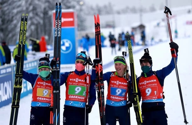 Сборная Беларуси завоевала серебро в смешанной эстафете