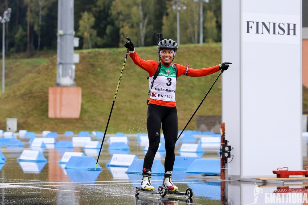 Дарья Юркевич выиграла масс-старт на чемпионате Беларуси по летнему биатлону