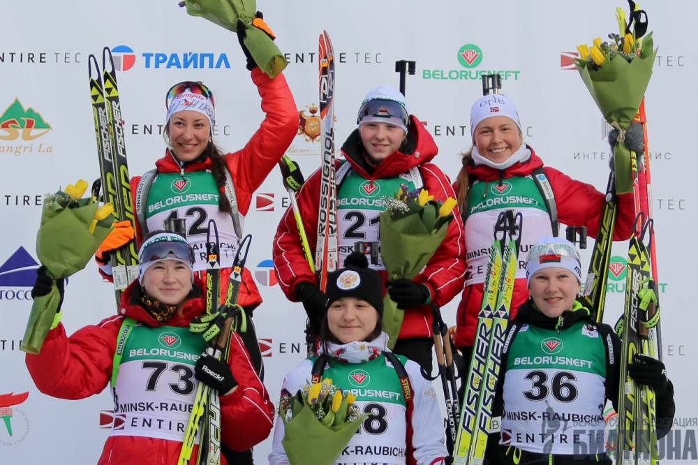 Дарья Блашко заняла первое место в спринте на юниорском Чемпионате Мира в Раубичах
