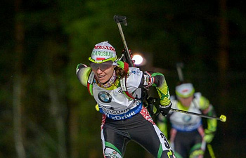 Надежда Скардино отыграла 30 мест в гонке преследования на 1 этапе Кубка Мира
