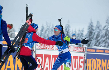 Женская сборная Беларуси – серебряный призер эстафеты