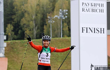 Дарья Юркевич выиграла масс-старт на чемпионате Беларуси по летнему биатлону
