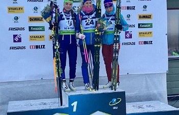 Ирина Кручинкина заняла второе место на этапе Кубка IBU в Швеции