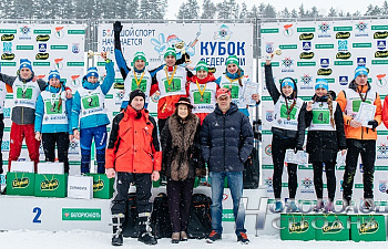 Команда Витебской области стала победителем Кубка Белорусской федерации биатлона