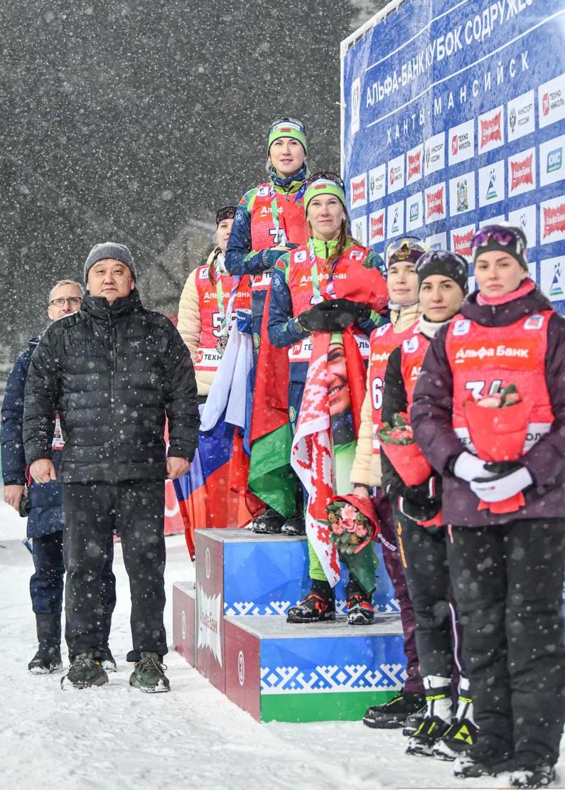 Динара Смольская и Анна Сола стоят на пьедестале Кубка Содружества!