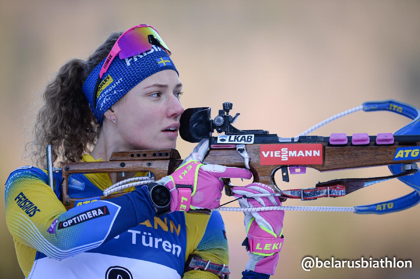 Шведка Ханна Эберг выиграла гонку с массовым стартом в Поклюке