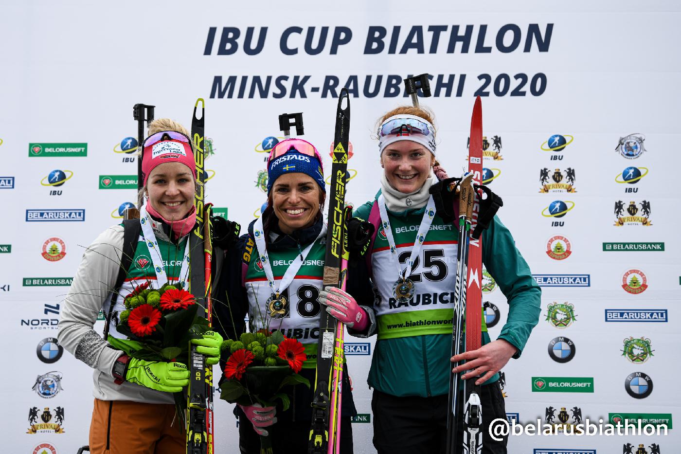 Элизабет Хегберг выиграла спринтерскую гонку на финальном этапе Кубка IBU в Раубичах