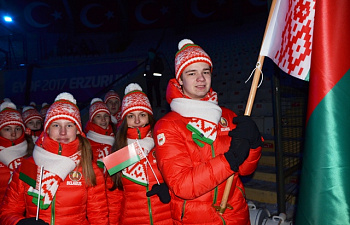 Белорусские спортсмены приняли участие в торжественной церемонии открытия Европейского юношеского олимпийского фестиваля