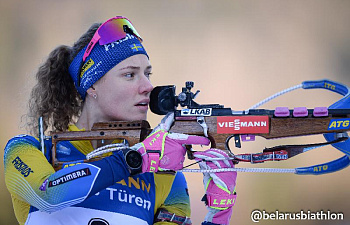Шведка Ханна Эберг выиграла гонку с массовым стартом в Поклюке
