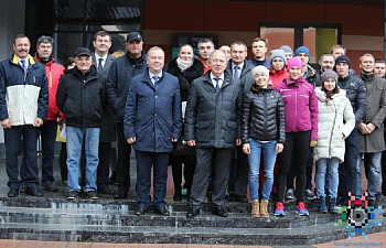 Вице-премьер Республики Беларусь Василий Жарко и министр спорта и туризма Александр Шамко провели встречу с национальной командой по биатлону