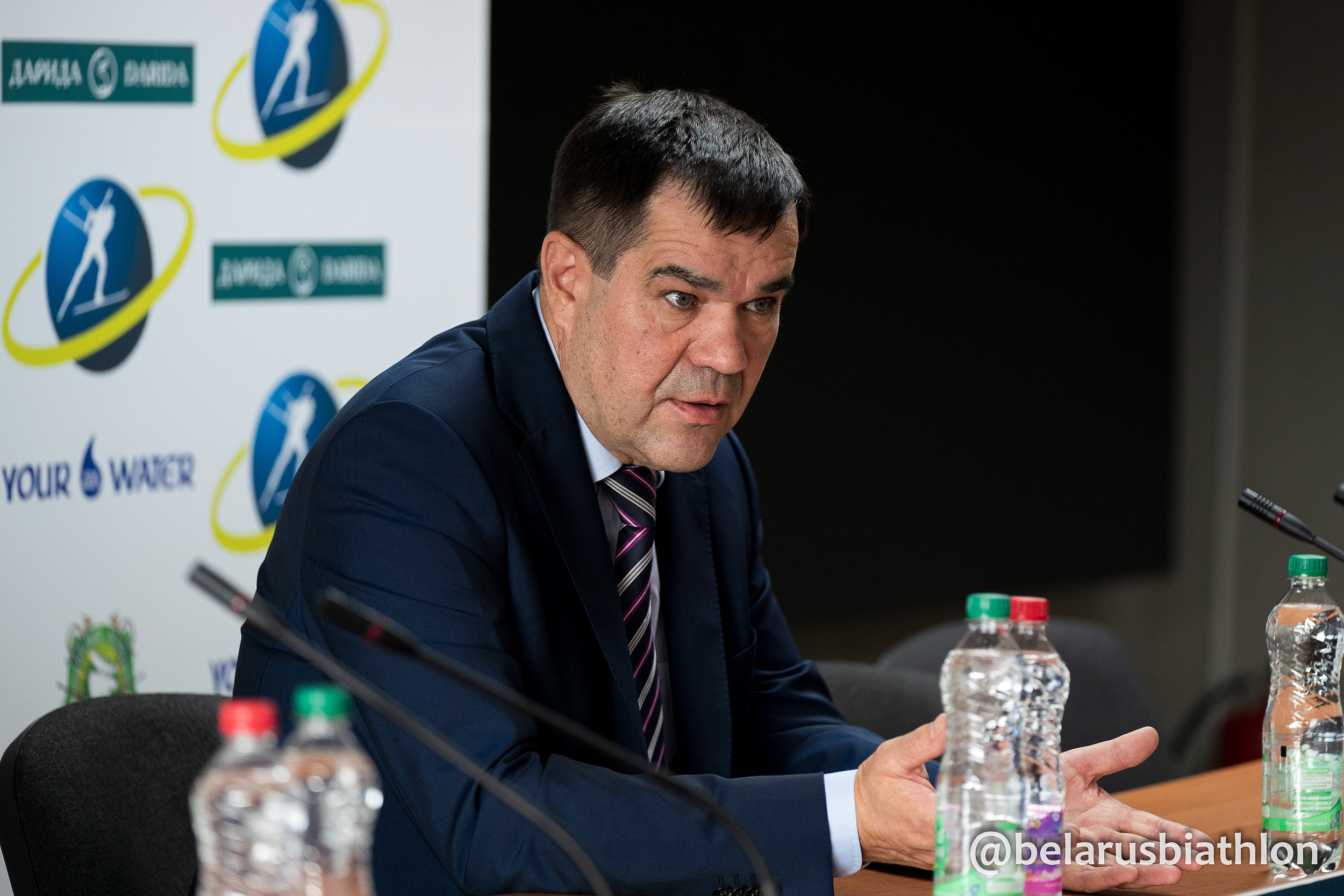 Председатель наблюдательного совета Белорусской федерации биатлона Валерий Вакульчик
